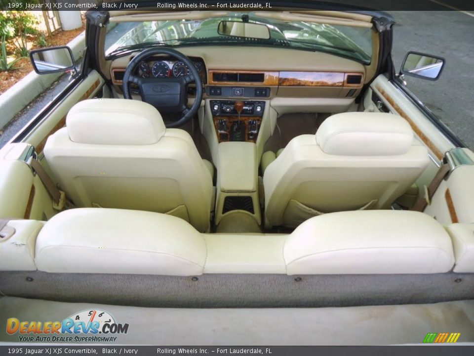 Ivory Interior - 1995 Jaguar XJ XJS Convertible Photo #23