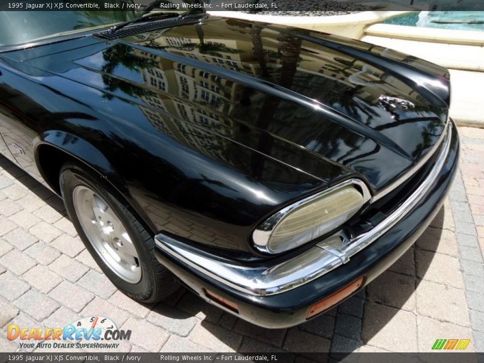 1995 Jaguar XJ XJS Convertible Black / Ivory Photo #30