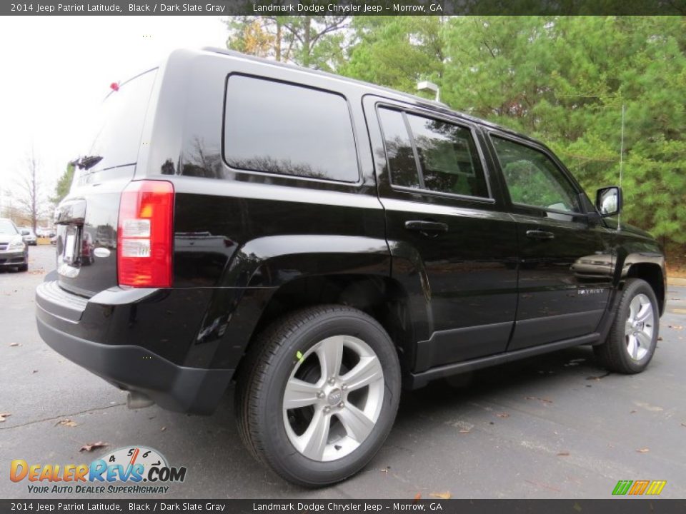 2014 Jeep Patriot Latitude Black / Dark Slate Gray Photo #3