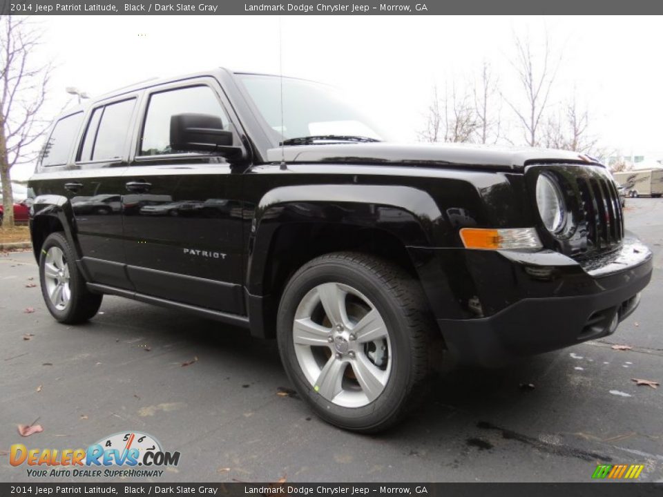 2014 Jeep Patriot Latitude Black / Dark Slate Gray Photo #4