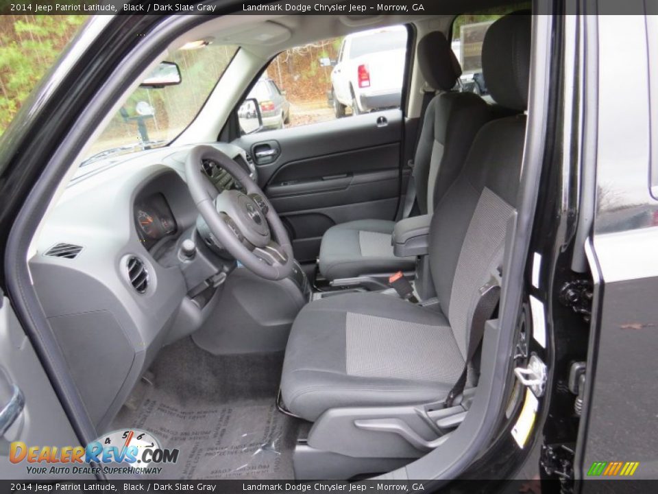 2014 Jeep Patriot Latitude Black / Dark Slate Gray Photo #6