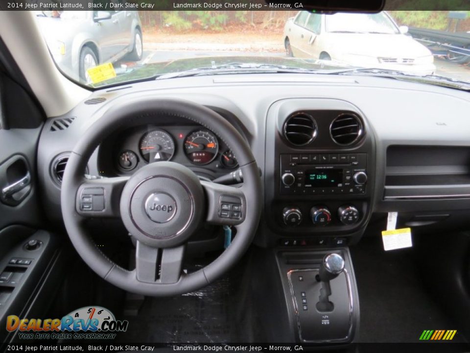 2014 Jeep Patriot Latitude Black / Dark Slate Gray Photo #8