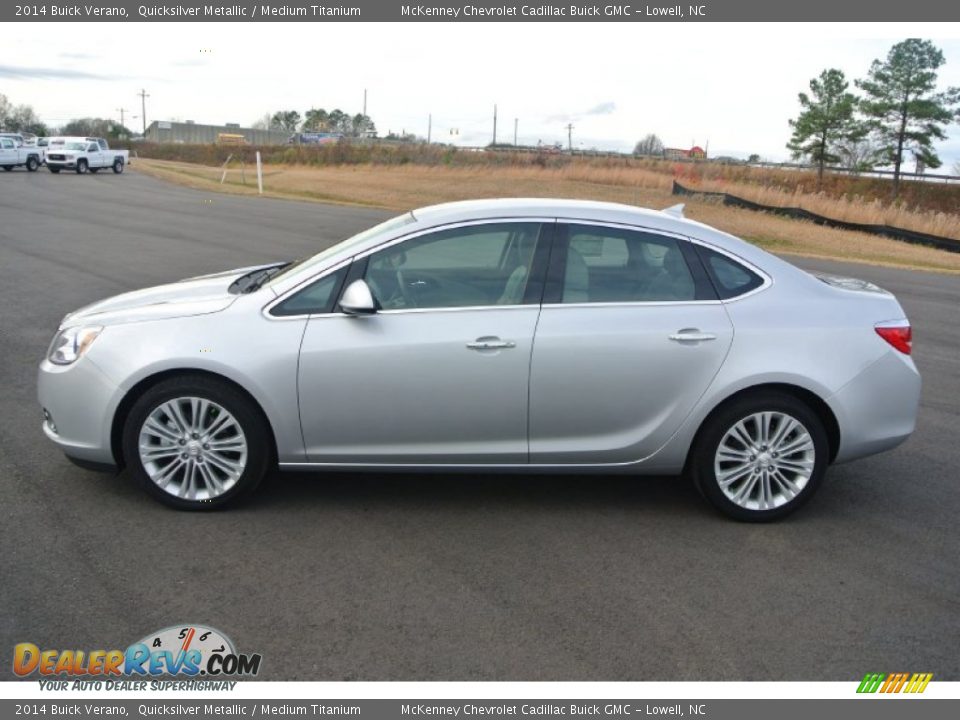 2014 Buick Verano Quicksilver Metallic / Medium Titanium Photo #3