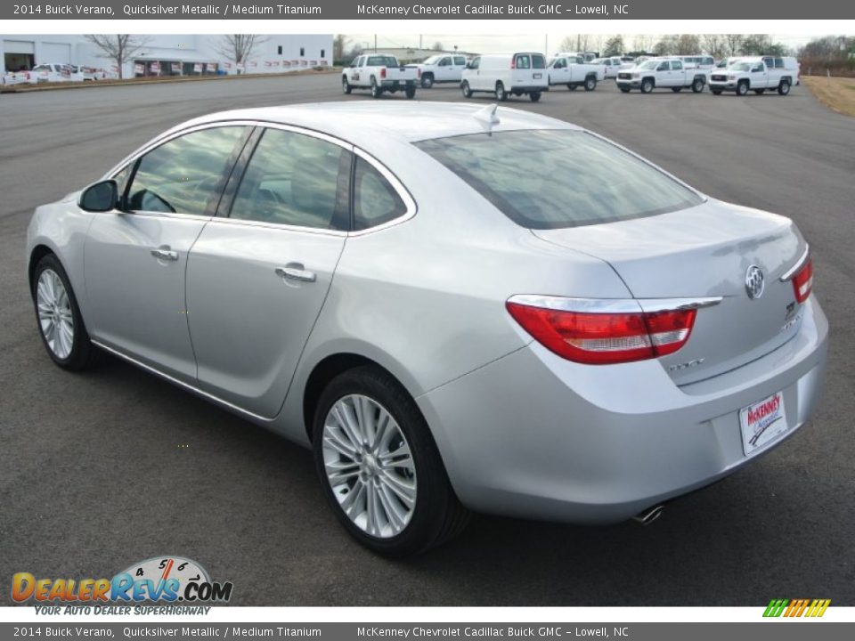 2014 Buick Verano Quicksilver Metallic / Medium Titanium Photo #4