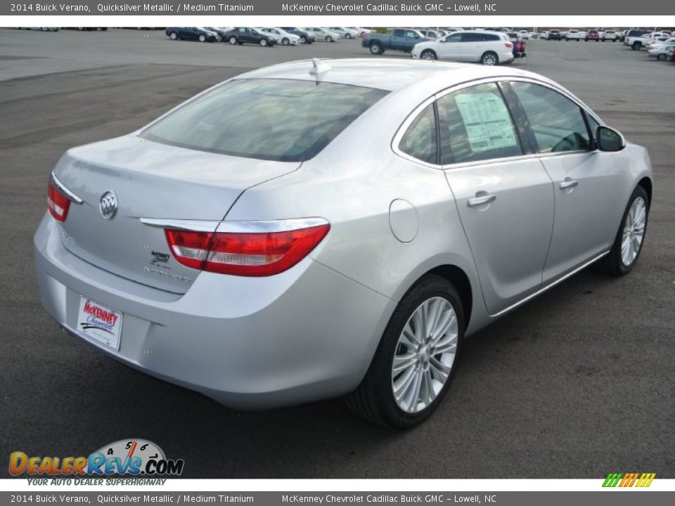 2014 Buick Verano Quicksilver Metallic / Medium Titanium Photo #5