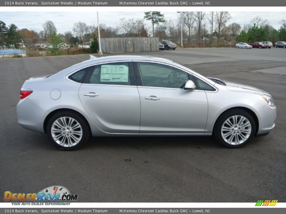 2014 Buick Verano Quicksilver Metallic / Medium Titanium Photo #6