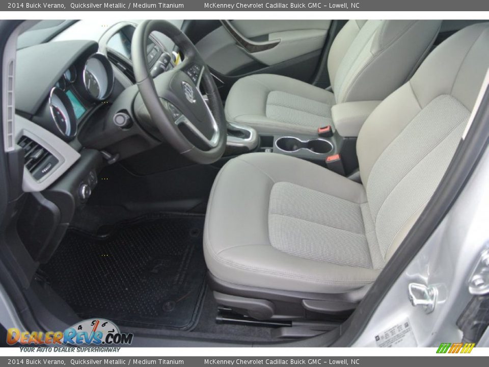 2014 Buick Verano Quicksilver Metallic / Medium Titanium Photo #8
