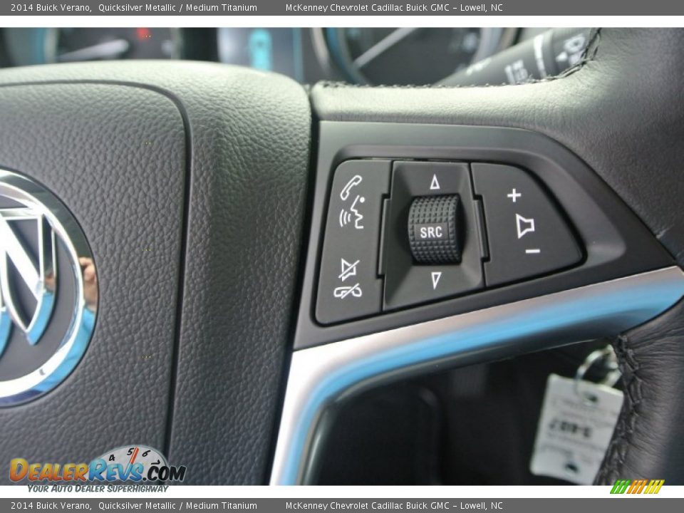 2014 Buick Verano Quicksilver Metallic / Medium Titanium Photo #15