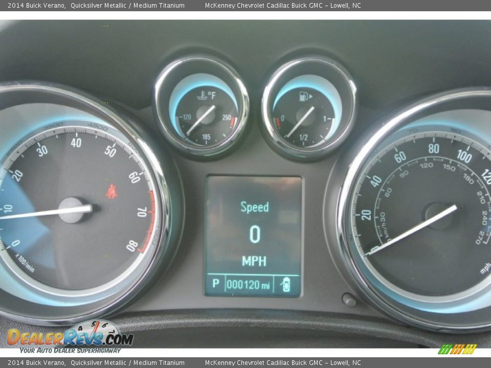 2014 Buick Verano Quicksilver Metallic / Medium Titanium Photo #16