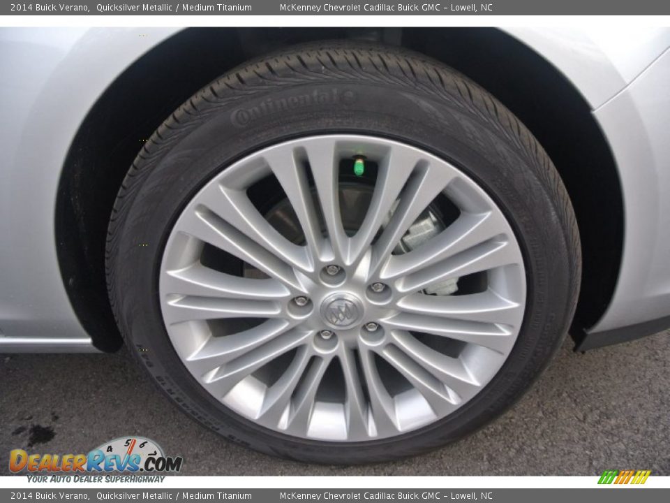 2014 Buick Verano Quicksilver Metallic / Medium Titanium Photo #21