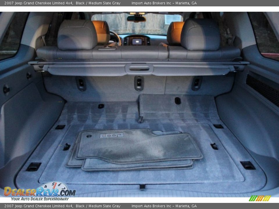 2007 Jeep Grand Cherokee Limited 4x4 Black / Medium Slate Gray Photo #17