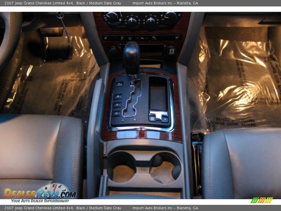 2007 Jeep Grand Cherokee Limited 4x4 Black / Medium Slate Gray Photo #23