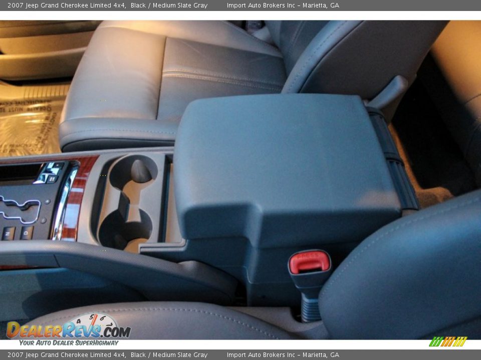 2007 Jeep Grand Cherokee Limited 4x4 Black / Medium Slate Gray Photo #27