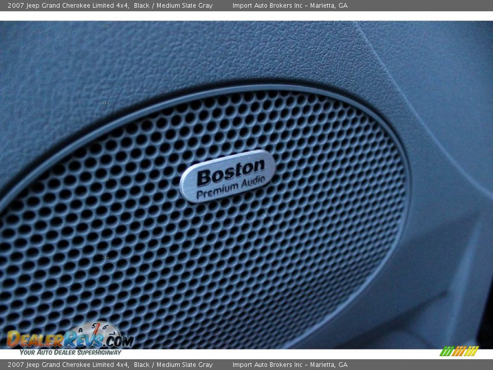 2007 Jeep Grand Cherokee Limited 4x4 Black / Medium Slate Gray Photo #30