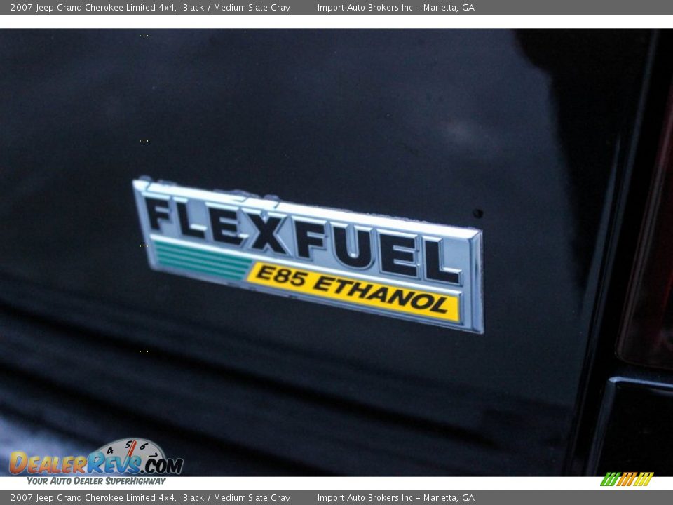 2007 Jeep Grand Cherokee Limited 4x4 Black / Medium Slate Gray Photo #31