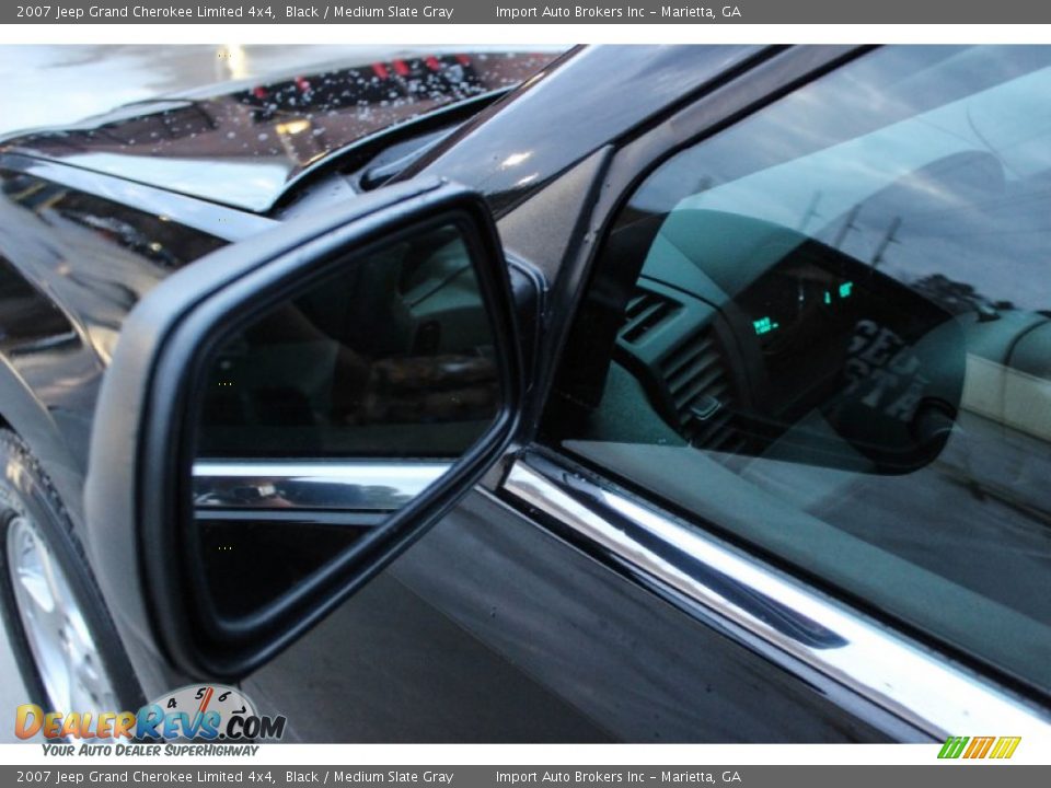 2007 Jeep Grand Cherokee Limited 4x4 Black / Medium Slate Gray Photo #33