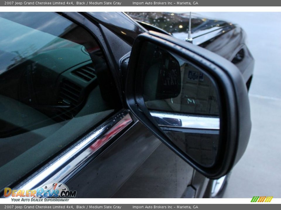 2007 Jeep Grand Cherokee Limited 4x4 Black / Medium Slate Gray Photo #34