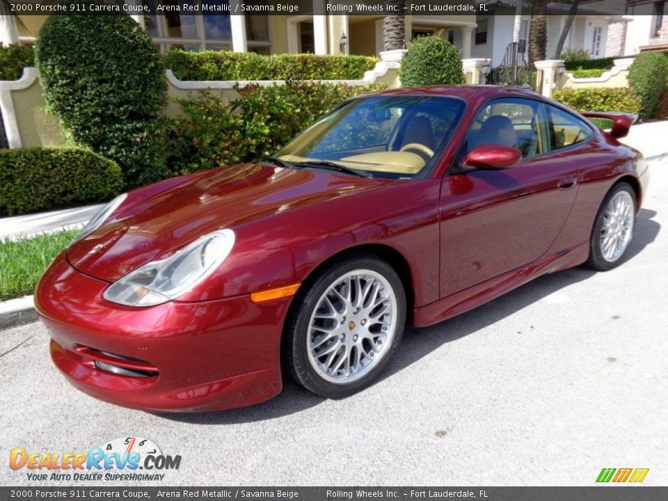 Front 3/4 View of 2000 Porsche 911 Carrera Coupe Photo #19