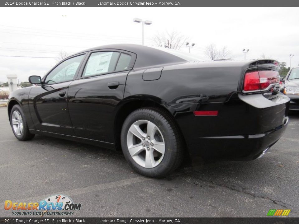 2014 Dodge Charger SE Pitch Black / Black Photo #2