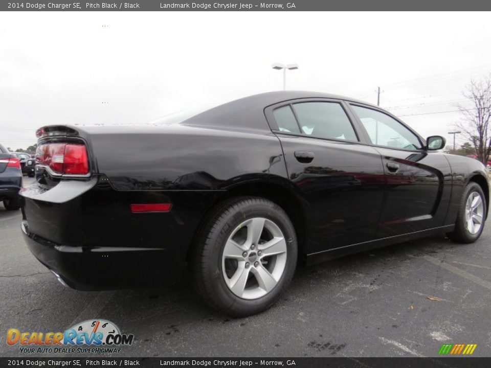 2014 Dodge Charger SE Pitch Black / Black Photo #3