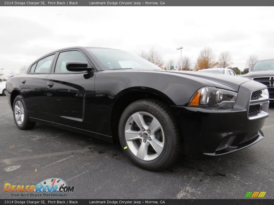 2014 Dodge Charger SE Pitch Black / Black Photo #4
