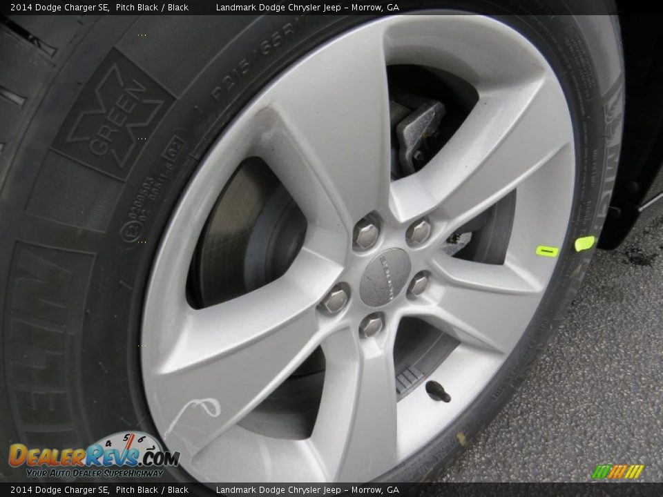 2014 Dodge Charger SE Pitch Black / Black Photo #5