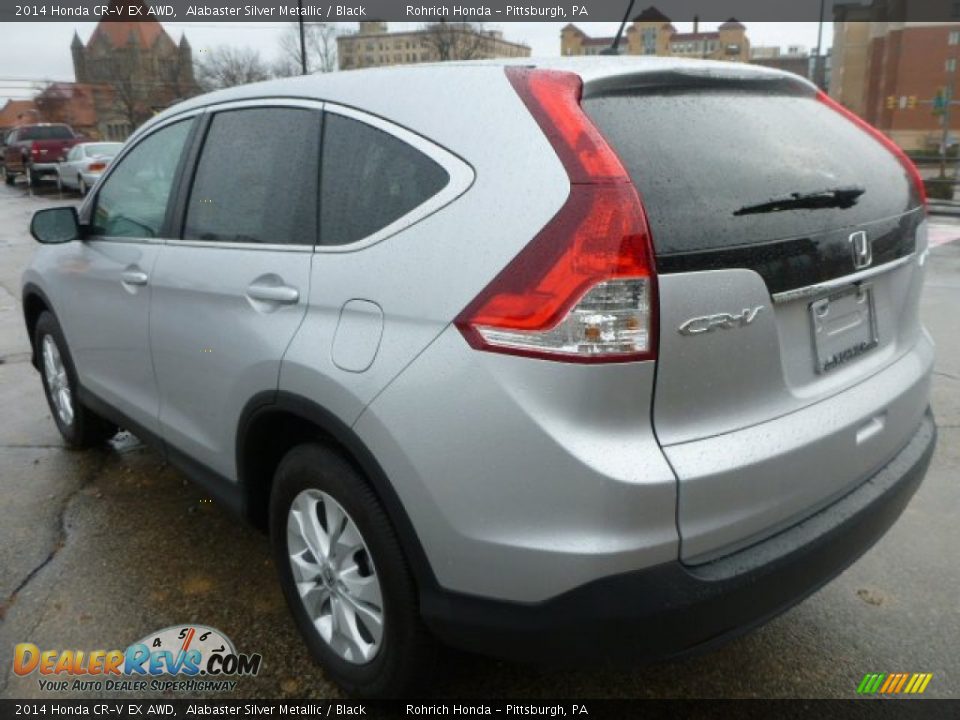 2014 Honda CR-V EX AWD Alabaster Silver Metallic / Black Photo #3