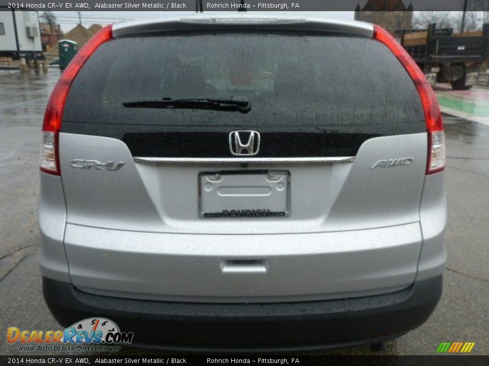 2014 Honda CR-V EX AWD Alabaster Silver Metallic / Black Photo #4