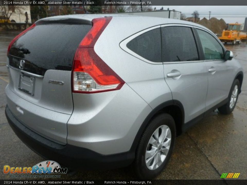 2014 Honda CR-V EX AWD Alabaster Silver Metallic / Black Photo #5
