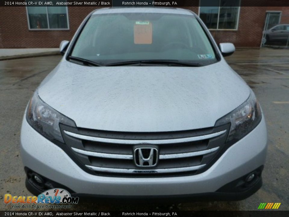 2014 Honda CR-V EX AWD Alabaster Silver Metallic / Black Photo #8