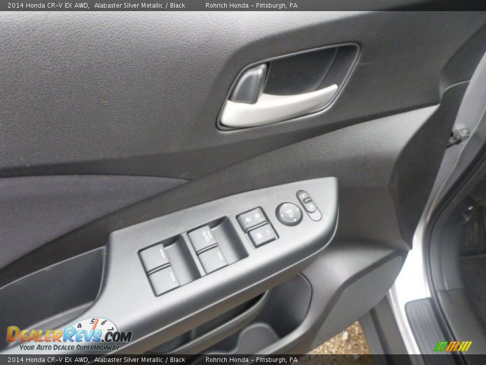 2014 Honda CR-V EX AWD Alabaster Silver Metallic / Black Photo #13