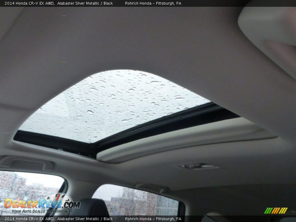 2014 Honda CR-V EX AWD Alabaster Silver Metallic / Black Photo #14