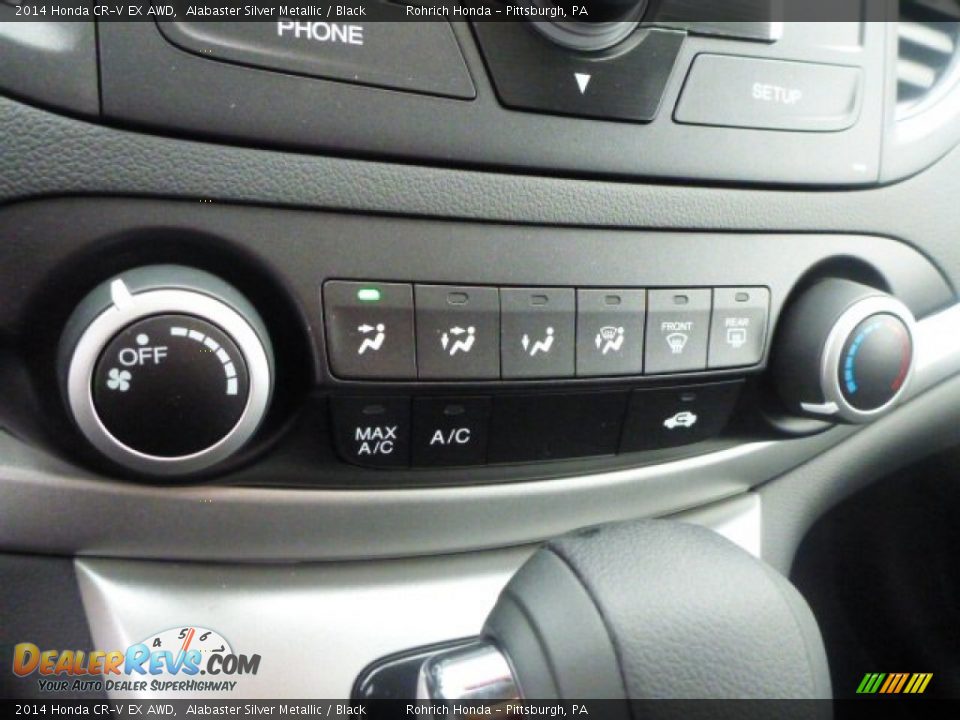 2014 Honda CR-V EX AWD Alabaster Silver Metallic / Black Photo #17