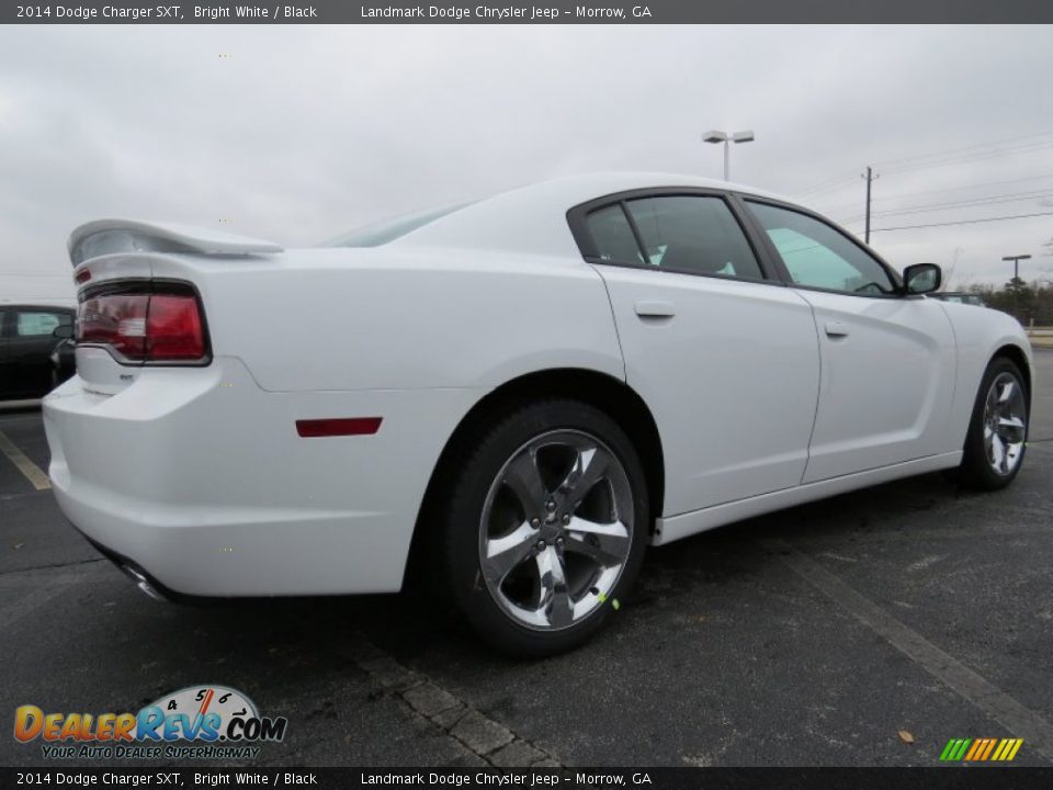2014 Dodge Charger SXT Bright White / Black Photo #3