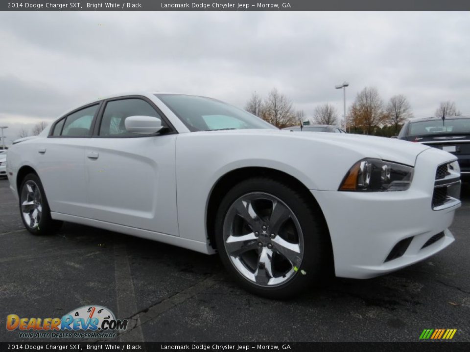 2014 Dodge Charger SXT Bright White / Black Photo #4
