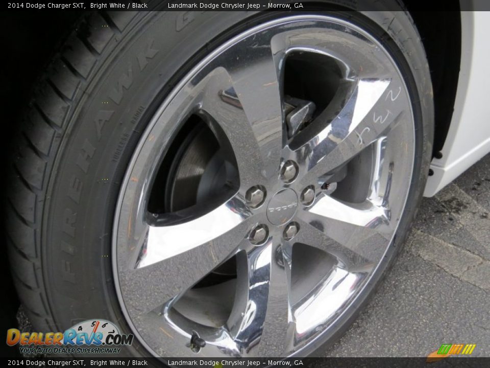 2014 Dodge Charger SXT Bright White / Black Photo #5