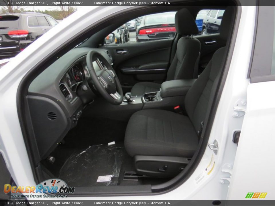 2014 Dodge Charger SXT Bright White / Black Photo #6