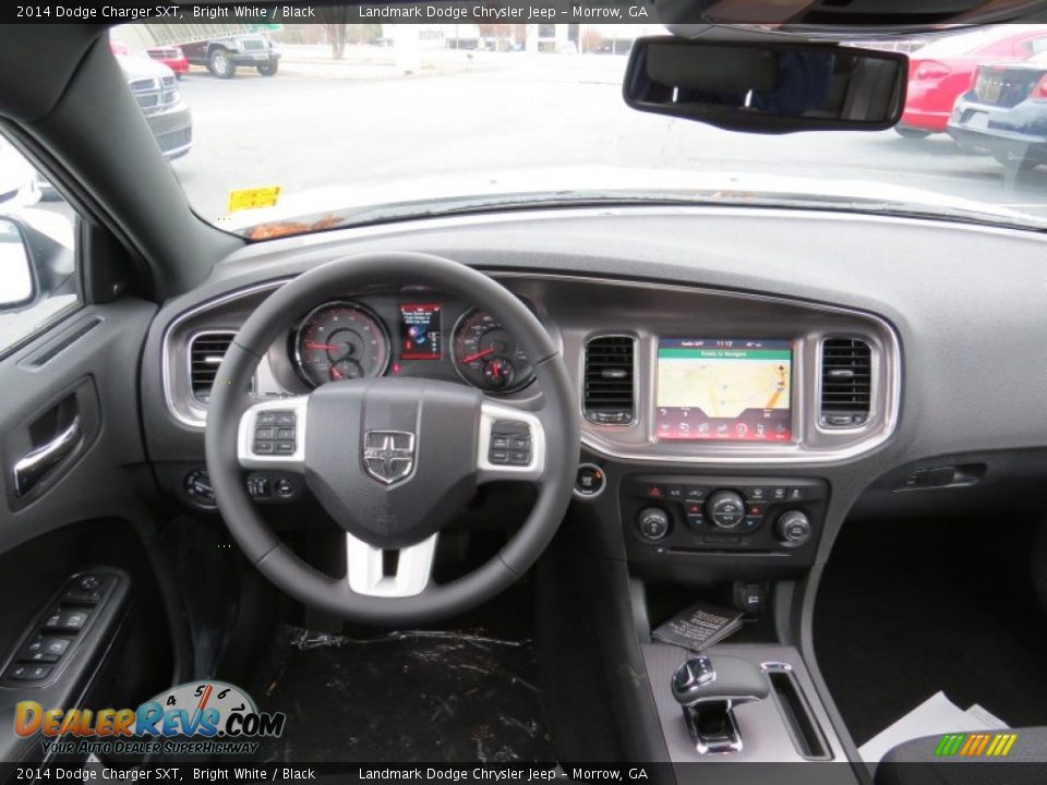 2014 Dodge Charger SXT Bright White / Black Photo #8