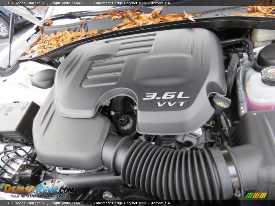 2014 Dodge Charger SXT Bright White / Black Photo #9