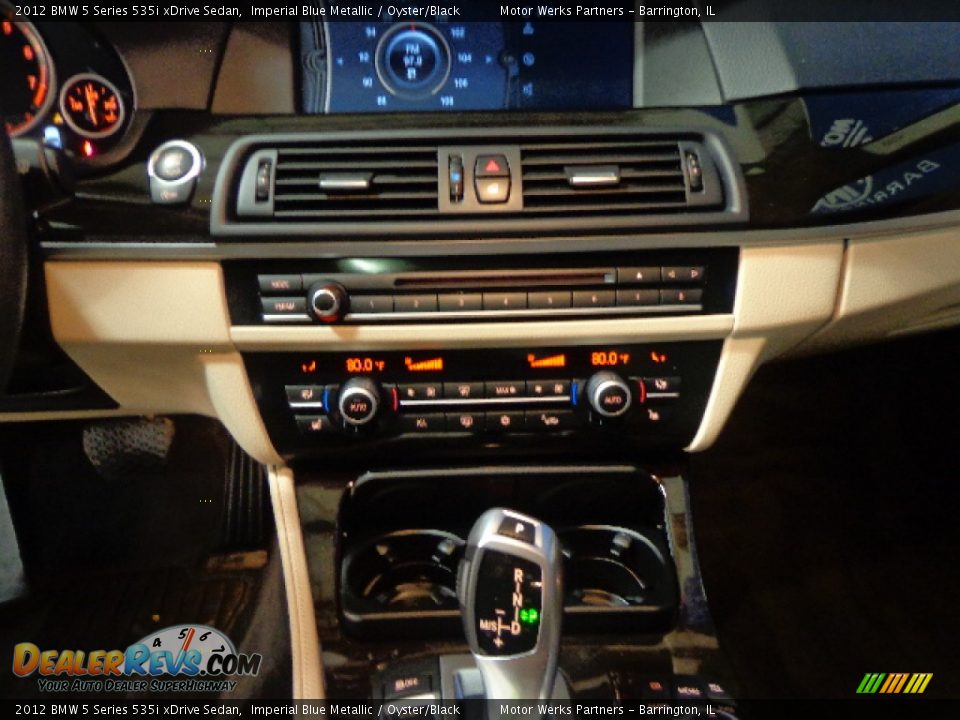 2012 BMW 5 Series 535i xDrive Sedan Imperial Blue Metallic / Oyster/Black Photo #20