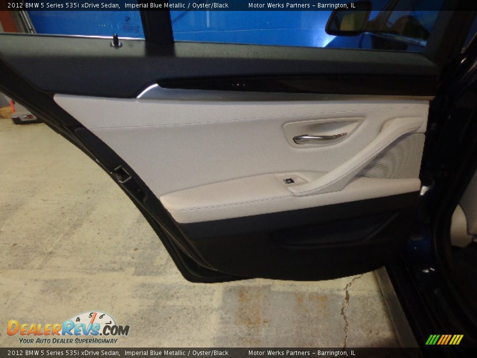 2012 BMW 5 Series 535i xDrive Sedan Imperial Blue Metallic / Oyster/Black Photo #22