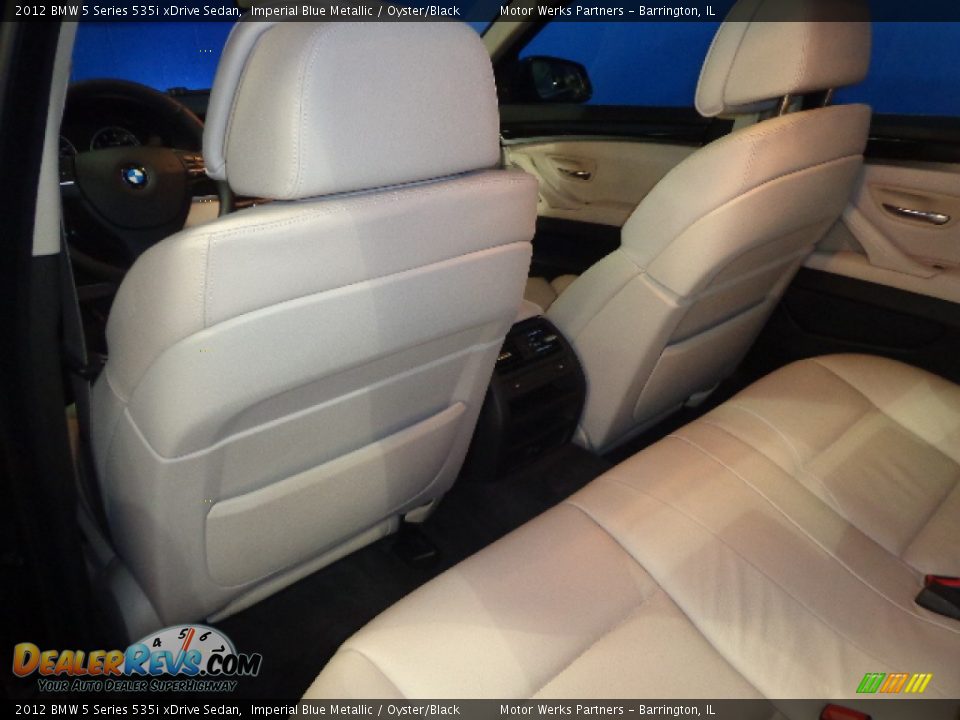 2012 BMW 5 Series 535i xDrive Sedan Imperial Blue Metallic / Oyster/Black Photo #23