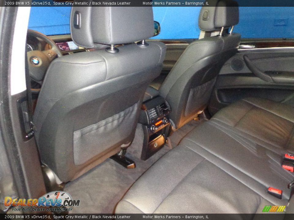 2009 BMW X5 xDrive35d Space Grey Metallic / Black Nevada Leather Photo #20