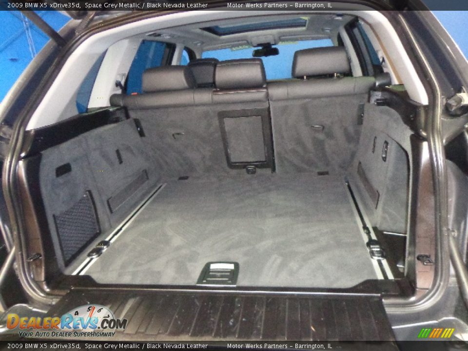 2009 BMW X5 xDrive35d Space Grey Metallic / Black Nevada Leather Photo #21
