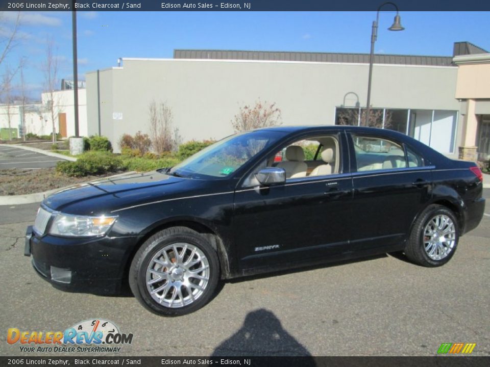 2006 Lincoln Zephyr Black Clearcoat / Sand Photo #1