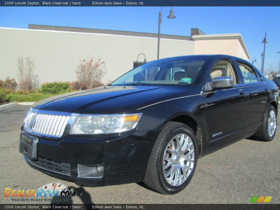 2006 Lincoln Zephyr Black Clearcoat / Sand Photo #2