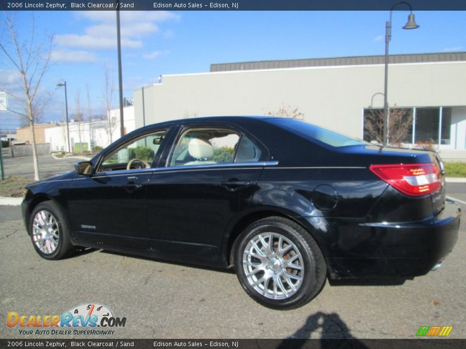 2006 Lincoln Zephyr Black Clearcoat / Sand Photo #4