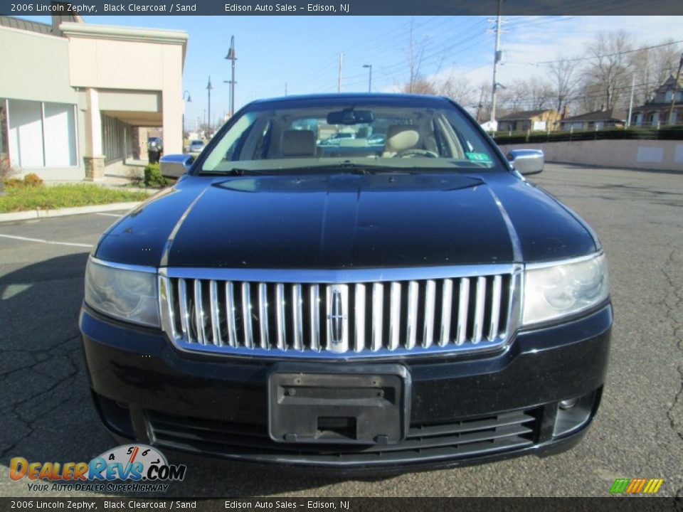 2006 Lincoln Zephyr Black Clearcoat / Sand Photo #11