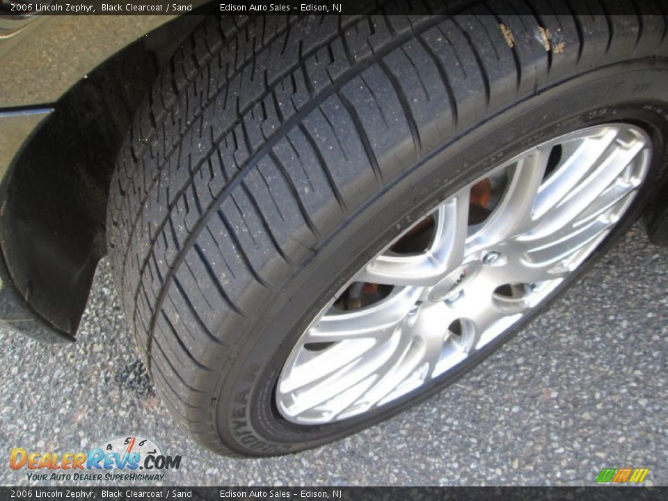 2006 Lincoln Zephyr Black Clearcoat / Sand Photo #27