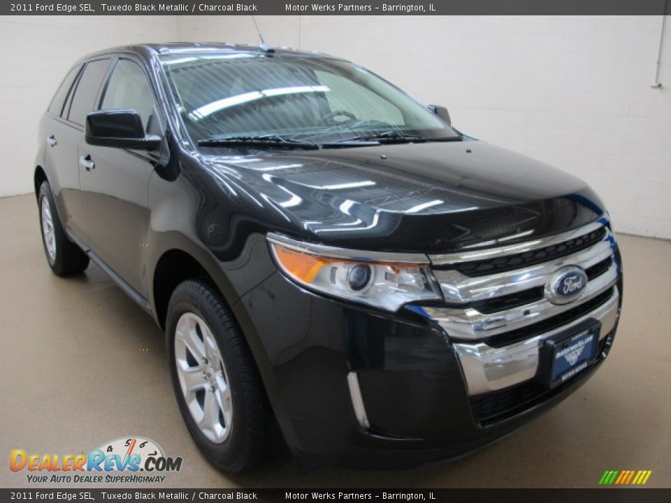 2011 Ford Edge SEL Tuxedo Black Metallic / Charcoal Black Photo #1